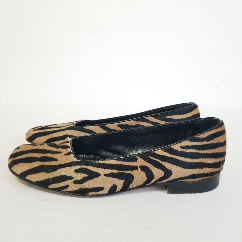 Jimmy choo size 8 cow hide lather loafers